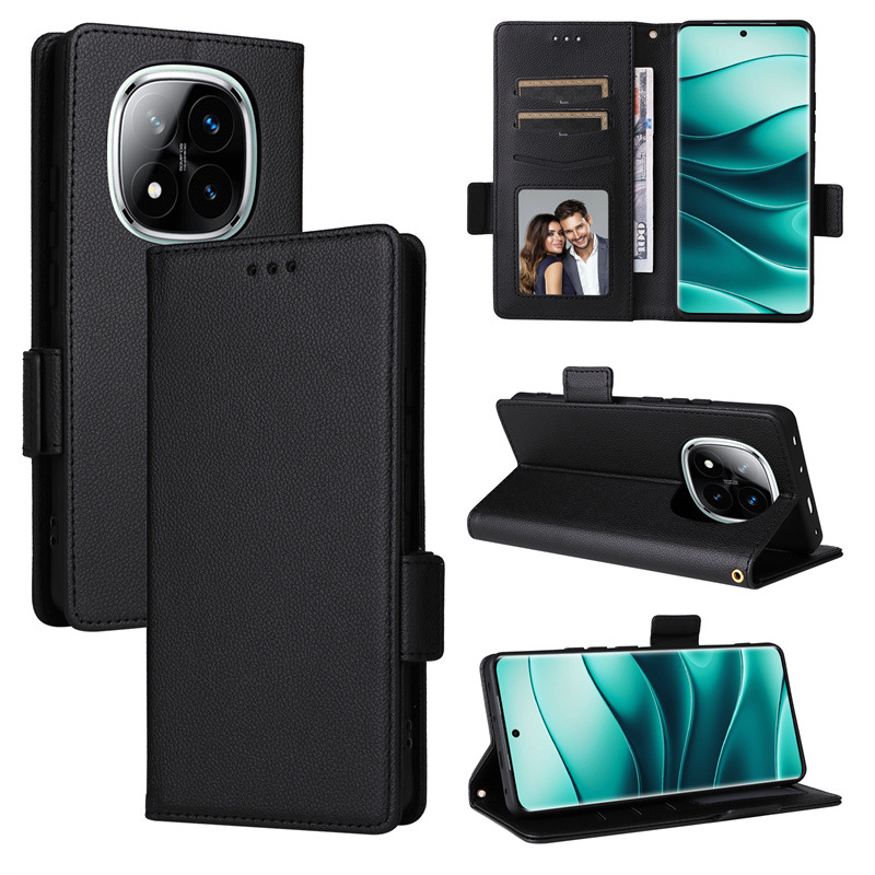 Xiaomi Redmi Note 14 Pro/Poco X7 Leather Phone Case,Wallet Phone Case,Flip Folio Phone Case Cover for Xiaomi Redmi Note 14 Pro/Poco X7