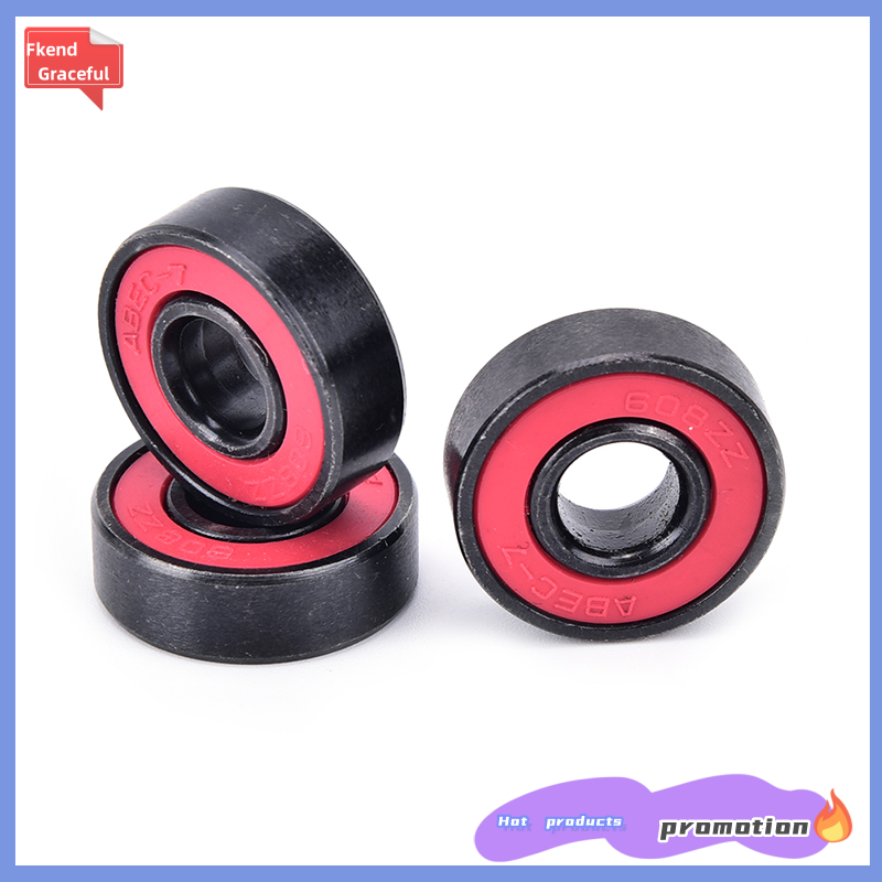 Fkend 608RS ceramic ball inline bearing for finger spinner skateboard roller wheels