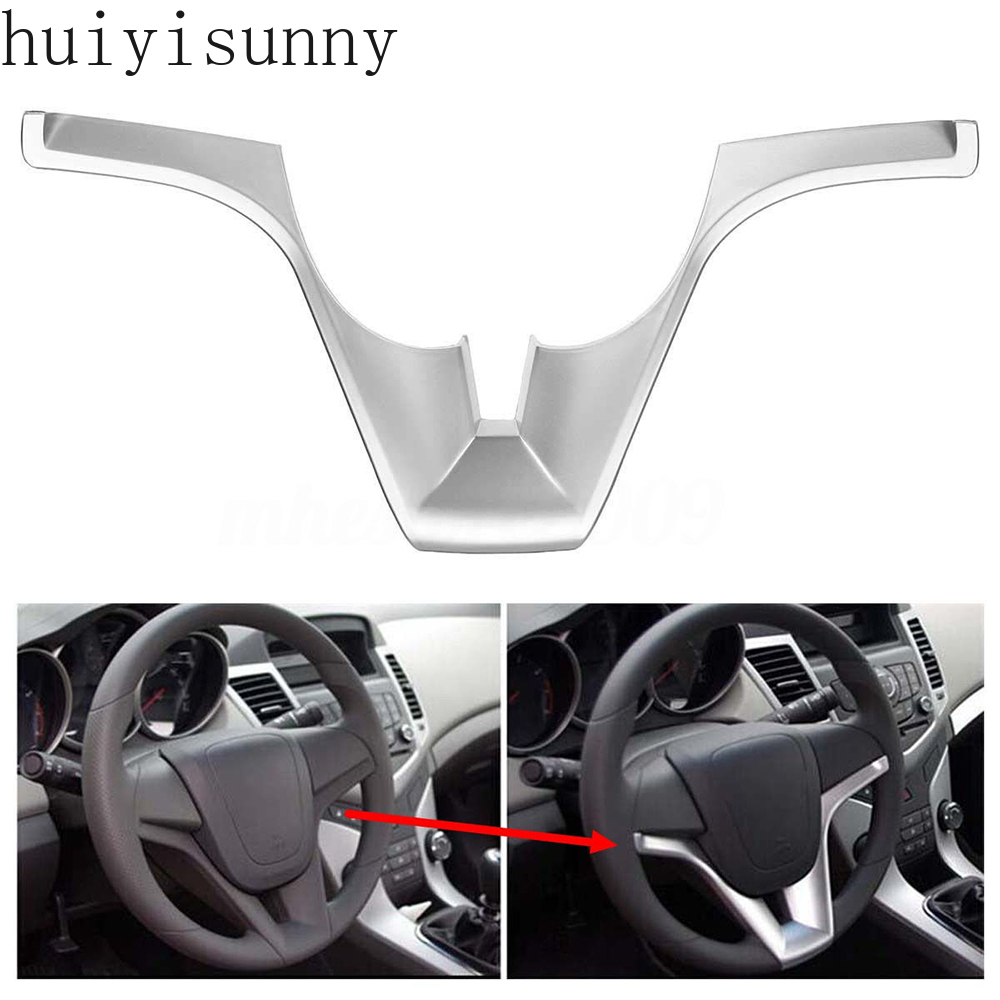 Huiyisunny Car Steering Wheel Frame Insert Trim Cover Sticker Interior Ornaments For Chevrolet/Cruze/Sedan/Hatchback High Quality