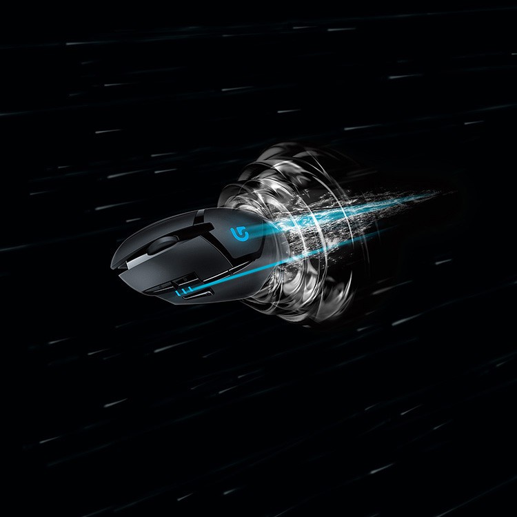 【100% Original】Logitech G402 Hyperion Fury Wired Gaming Mouse, 4,000 Dpi, 8 Programmable Buttons