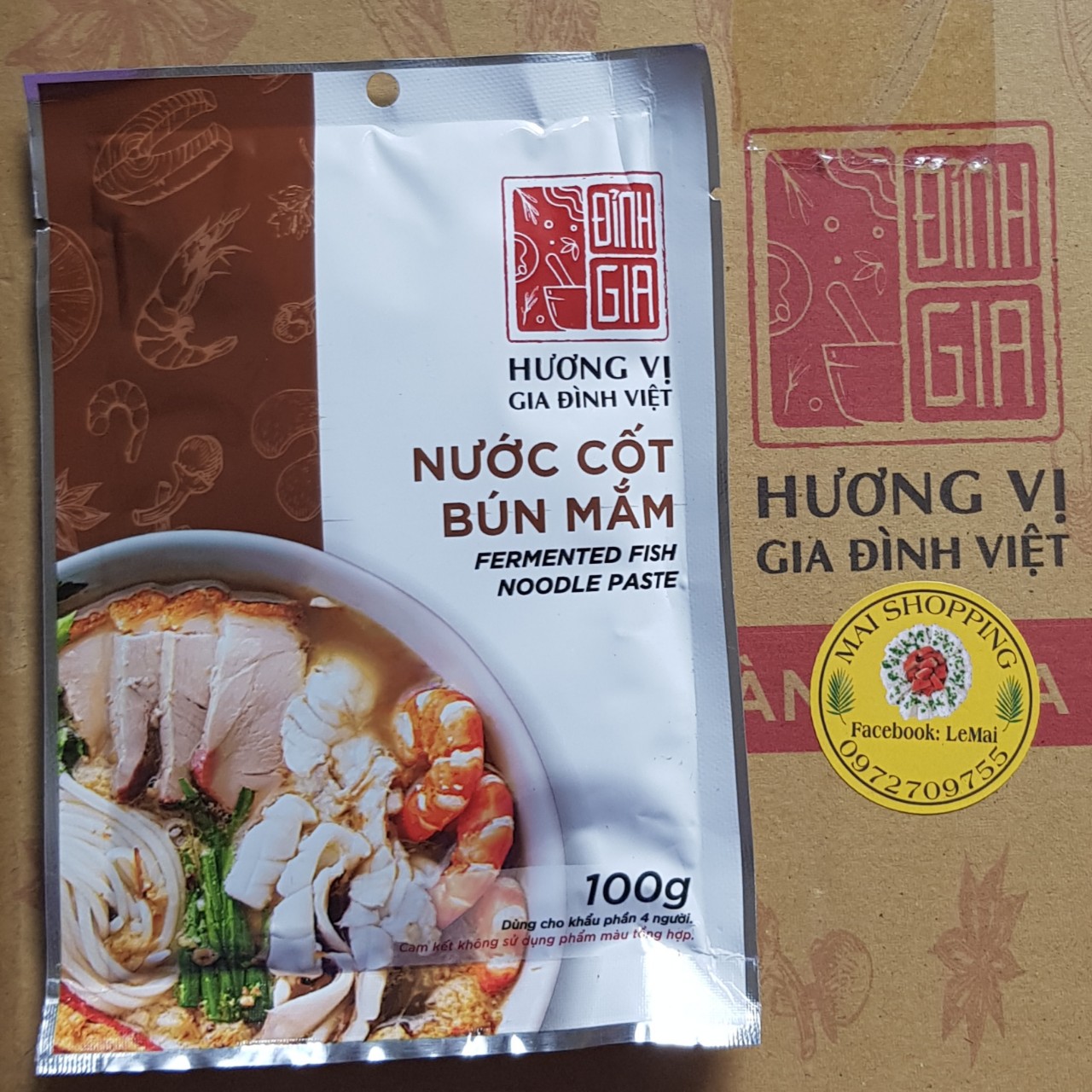 Nước cốt Bún Mắm Đỉnh Gia (date mới)