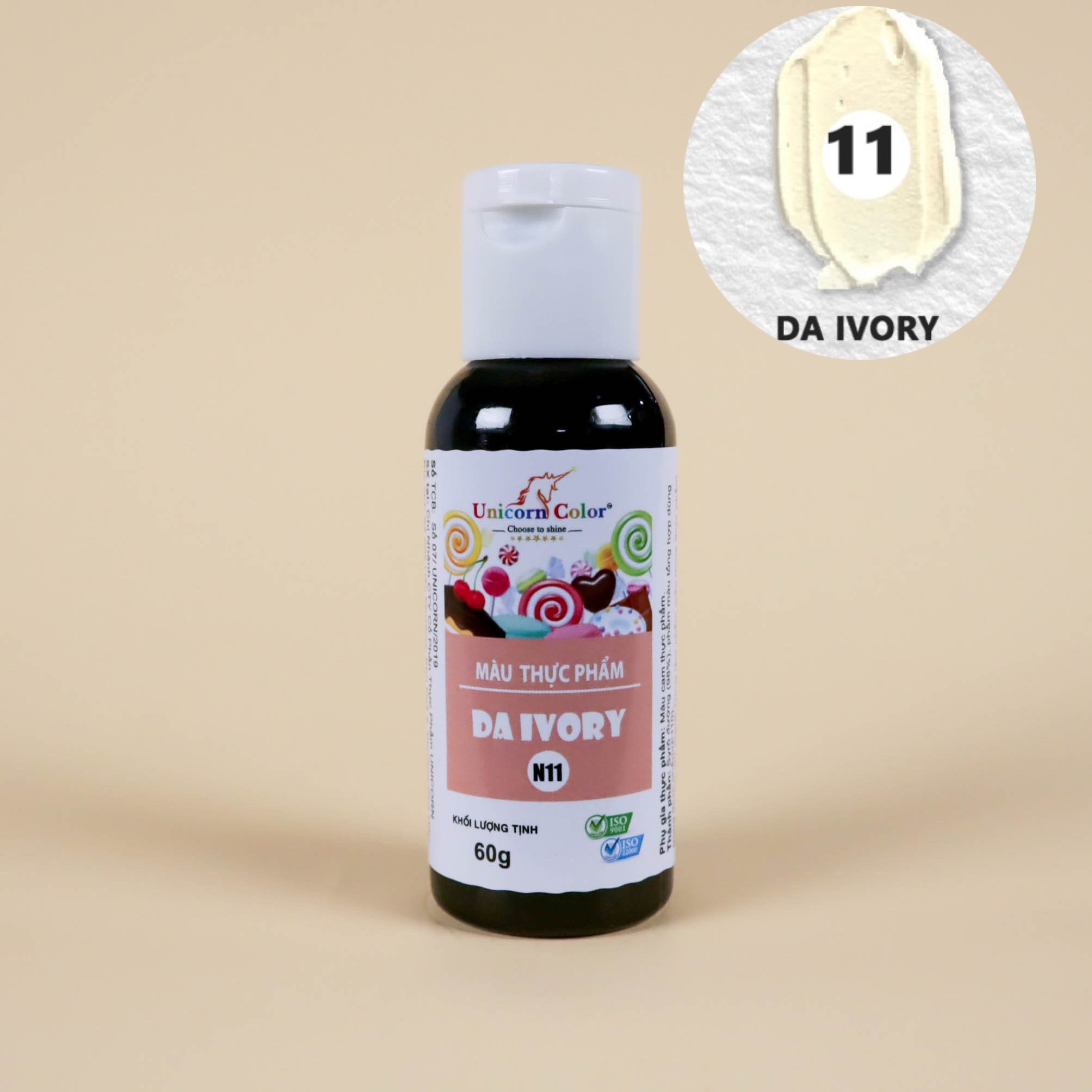 Màu thực phẩm Unicorn 60g (24 màu)