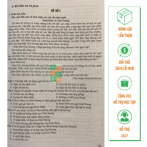 Sách - Đề kiểm tra Ngữ Văn 7 (15 phút, giữa kì, cuối kì)
