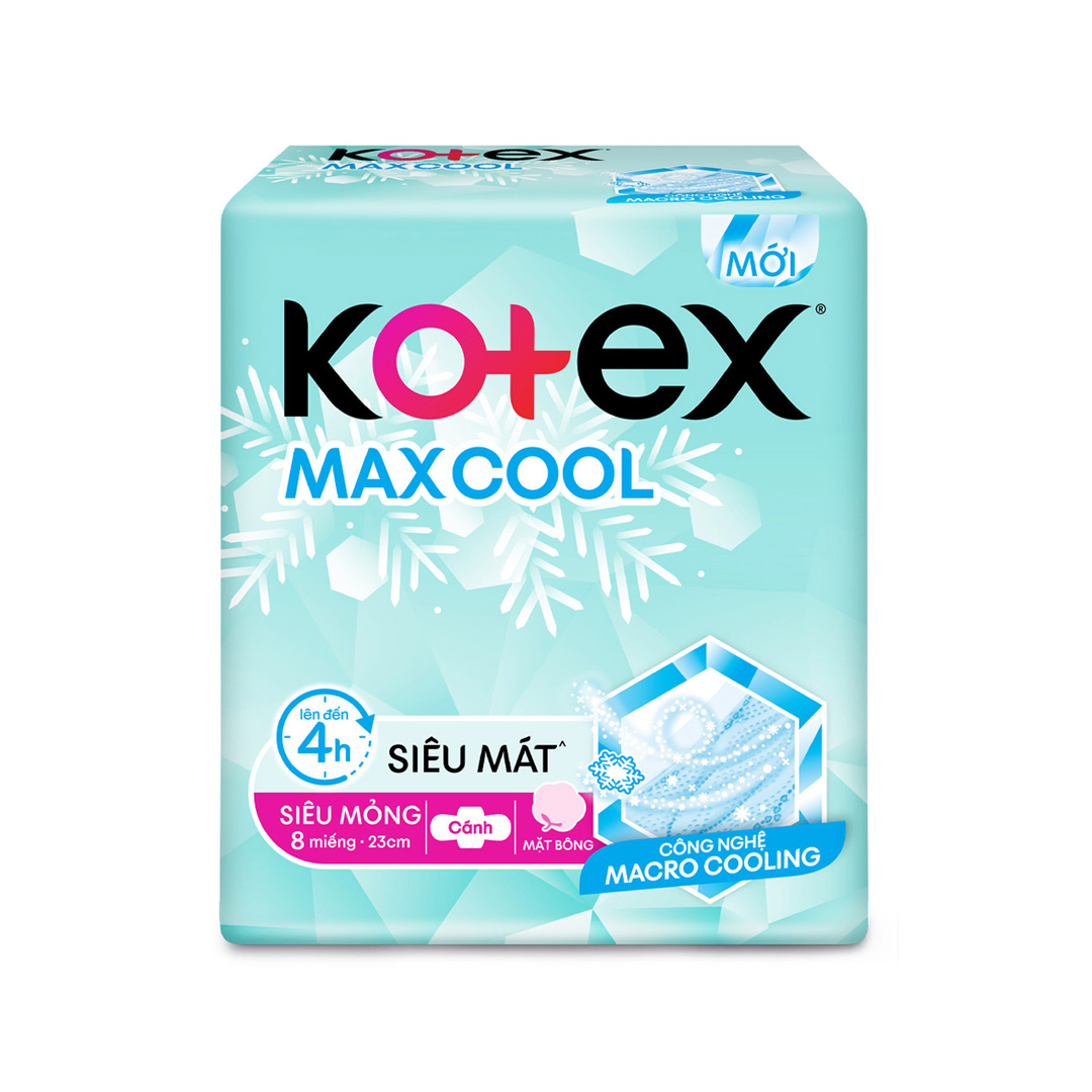 [HCM]Băng vệ sinh Thảo dược Kotex cánh 8 miếng