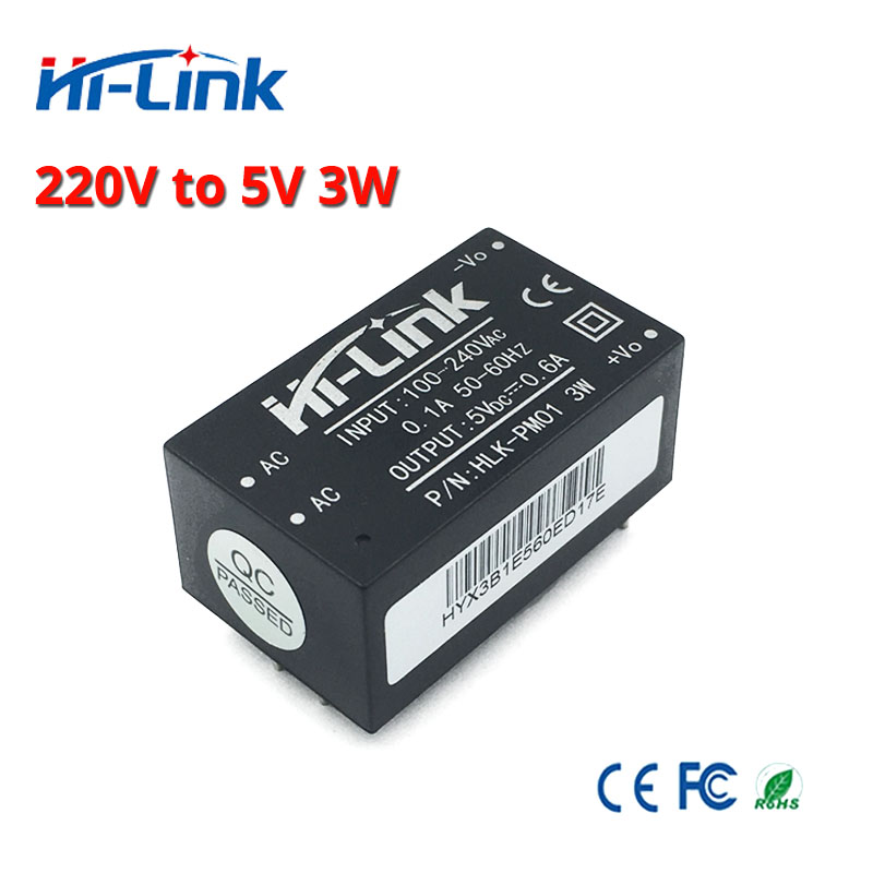 Hilink Pm01 Acdc Step Down Converter 220v To 5v 3w Mini Intelligent ...