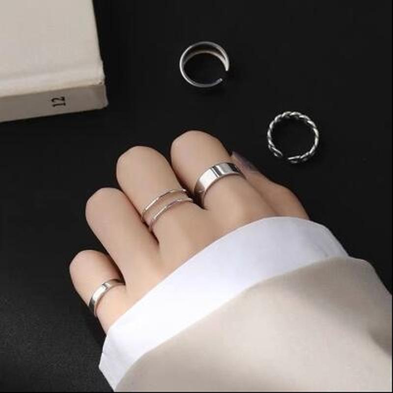 Sét 3 nhẫn phong cách,cá tính hiện đại