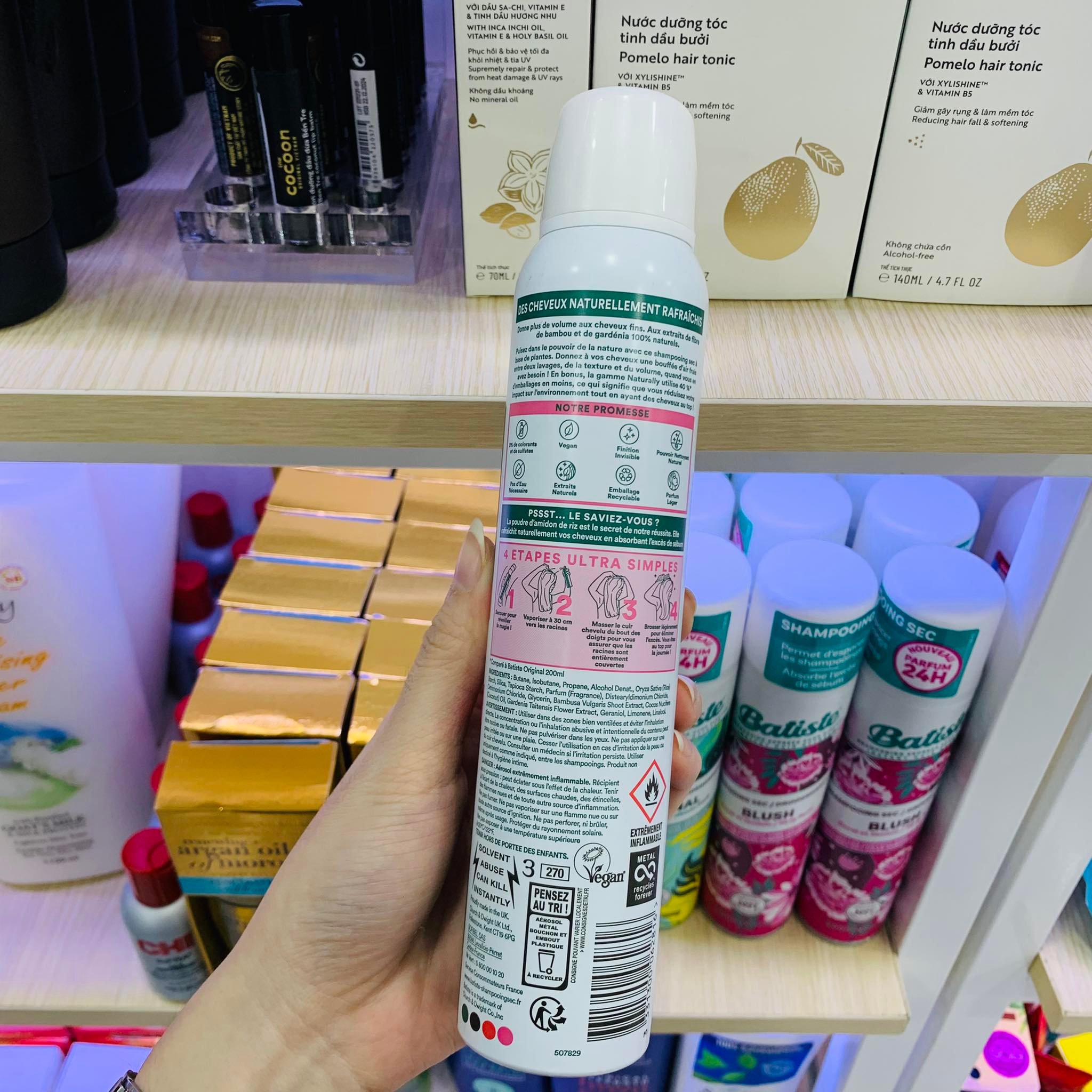 [SaigonScent] Dầu gội khô Batiste Dry Shampoo 200mL