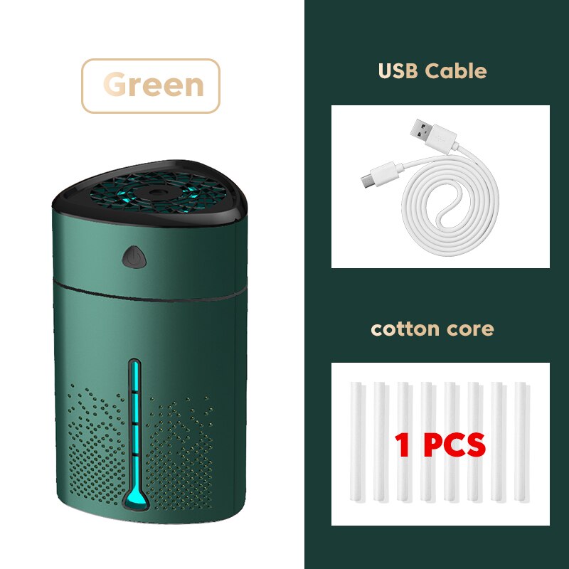 Mini Aroma Diffuser Ultrasonic Air Humidifier Stick 1000Ml H2O Portable USB Air Humidifier With Cool Mist For Bedroom Home Car