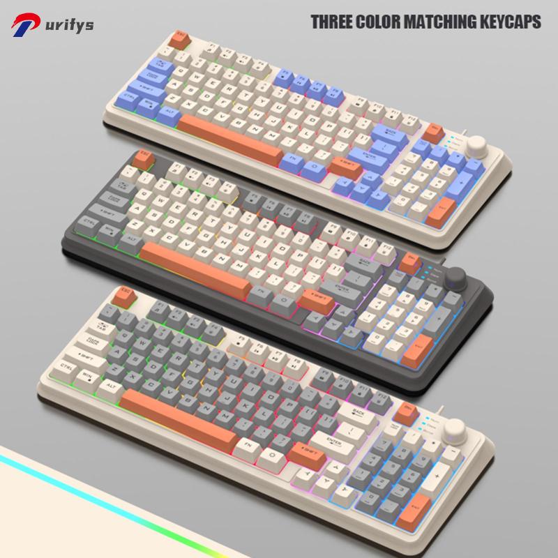 【Khuyến mãi đặc biệt🔥】K82 Bàn Phím Cơ Có Dây Nhỏ Gọn bàn phím máy tính Với Số Pad 94 Phím Bàn phím chơi game cơ Cho Máy Tính Máy Tính Xách Tay,Trả lại trong vòng 7 ngày