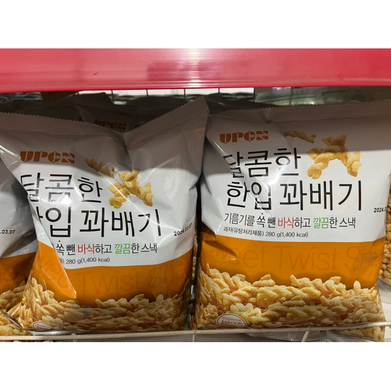 BIM BIM QUẨY XOẮN HÀN QUỐC 280G (UPON SNACK)