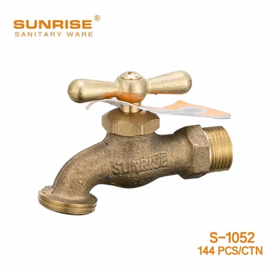 Sunrise Chrome Plated Sink Faucet Brass Faucet Hose Bibb / Plain Bibb