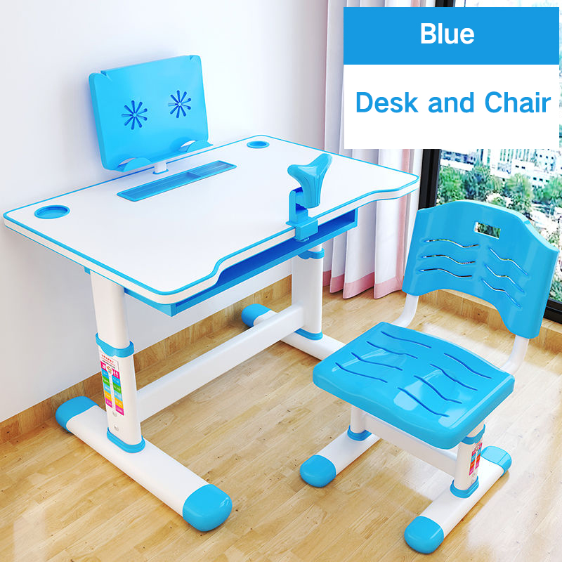 Children Desk and Chair Set Student Study Desk Writing Desk
