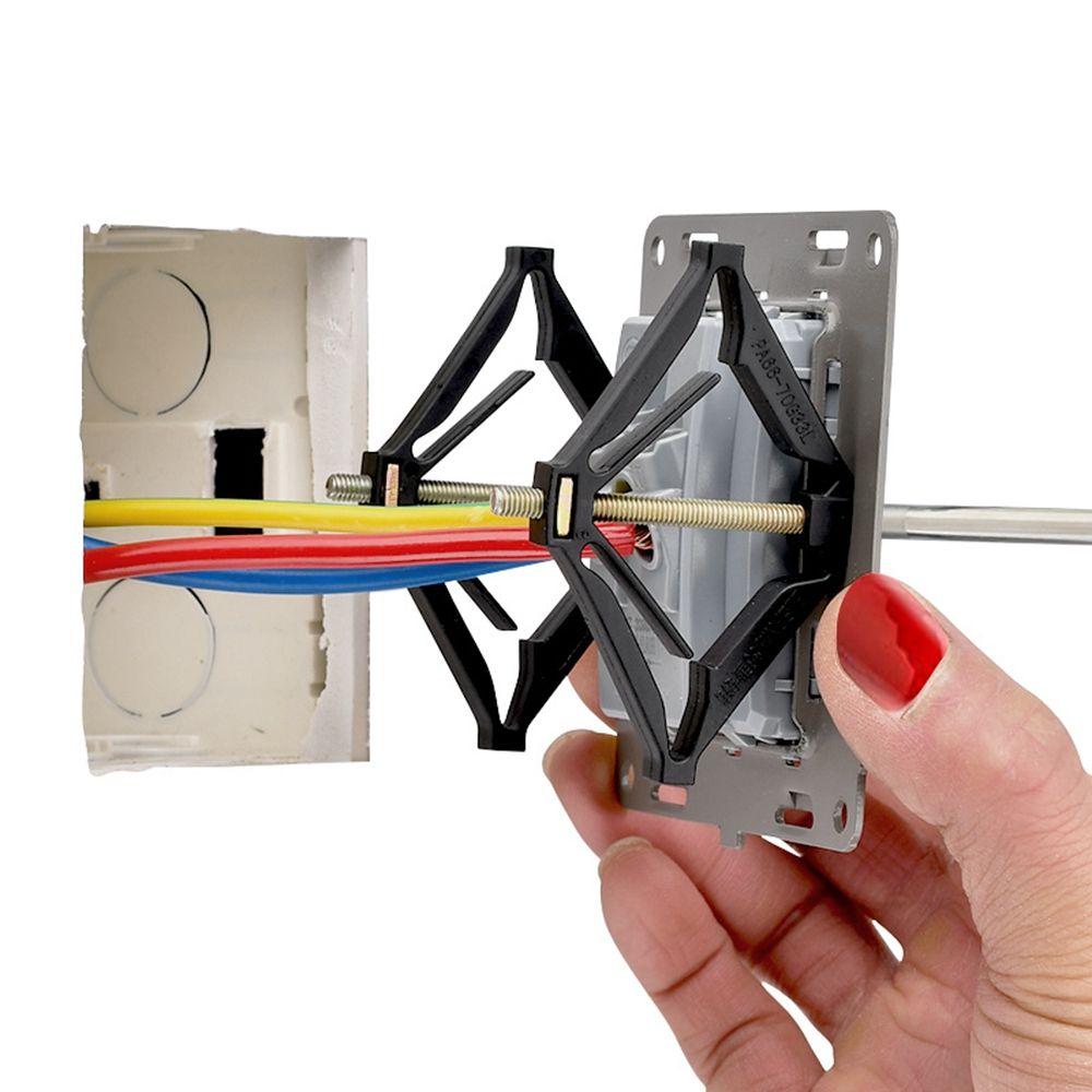 CLARINEJI Junction Switch Electrical Accessories Wall Fixed Cassette Switch Bottom Box Dark Box Repair Wall Repair Box Old Socket Box Replacement Fixed