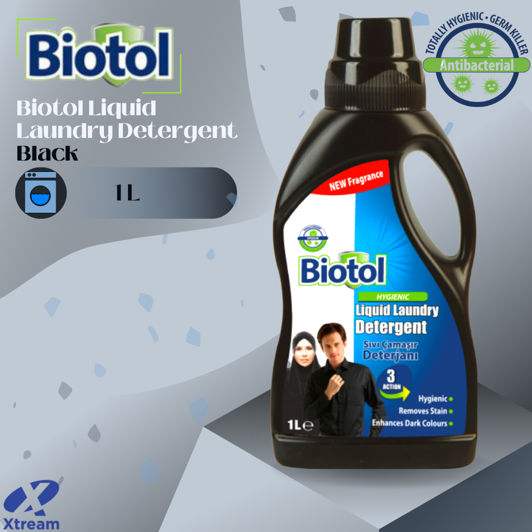 Biotol Liquid Laundry Detergent for Black Clothes Anti Bacterial 1L