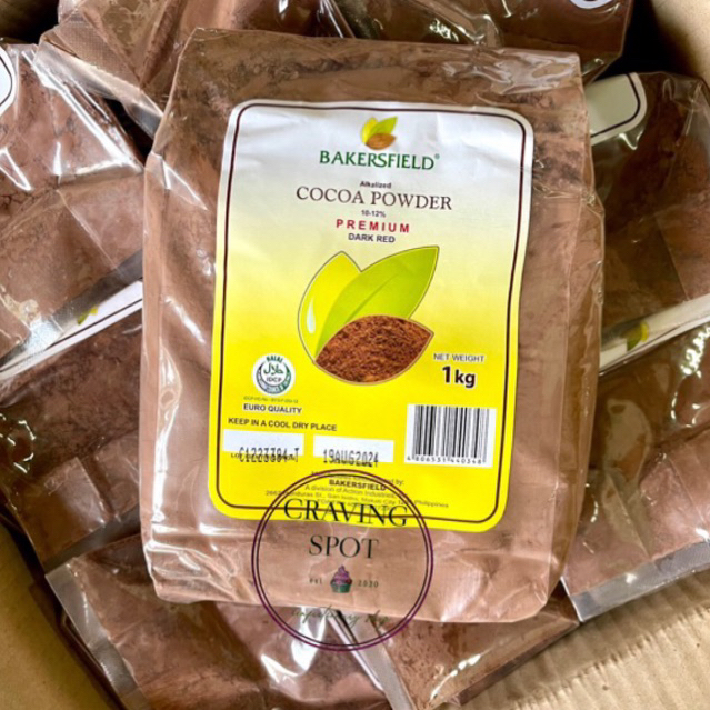 BAKERSFIELD COCOA POWDER PREMIUM DARK RED/Expiration Date AUGUST 2024
