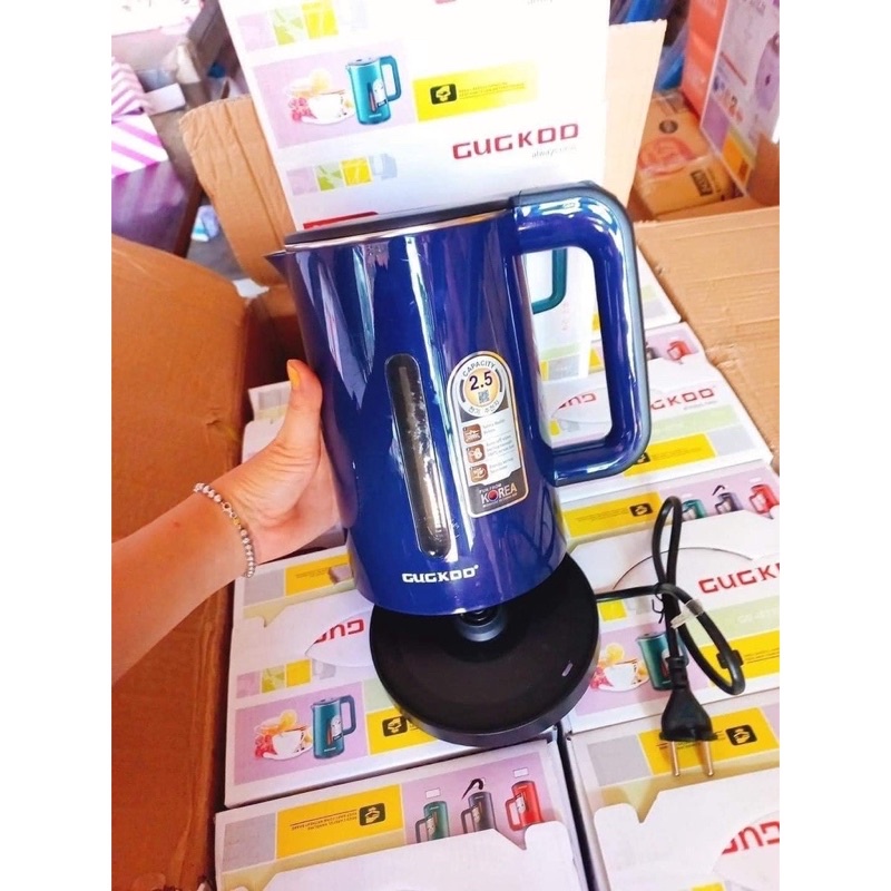 ẤM SIÊU TỐC 2 LỚP CUCKOO - ẤM ĐUN NƯỚC SIÊU TỐC 2,5L