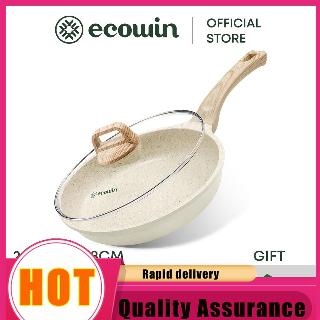 Ecowin Cookware Non Stick Frying Pan 20/24/26/28cm with Lid Maifan