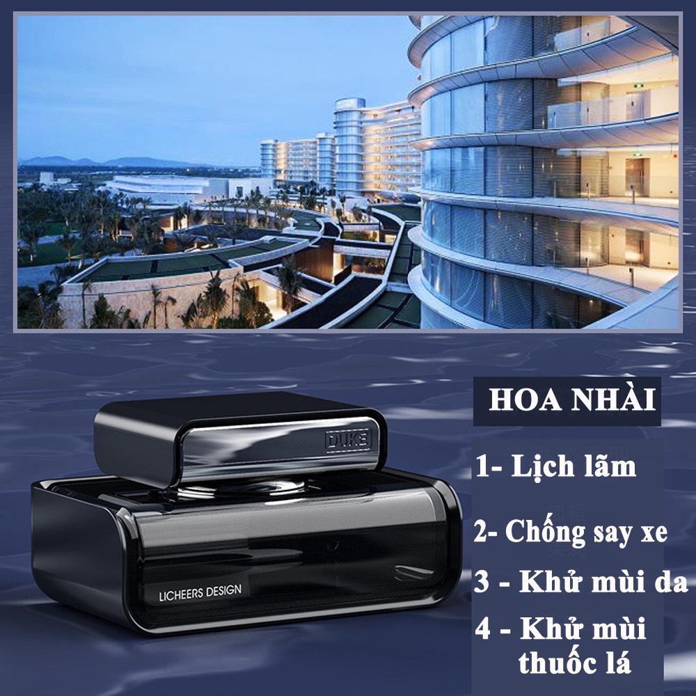 Nước hoa DUKE - nước hoa ô tô chính hãng đặt Taplo ô tô cao cấp