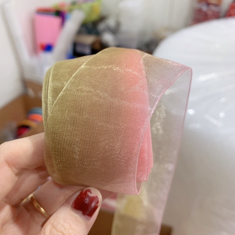 Ruy băng voan loang bản 4cm