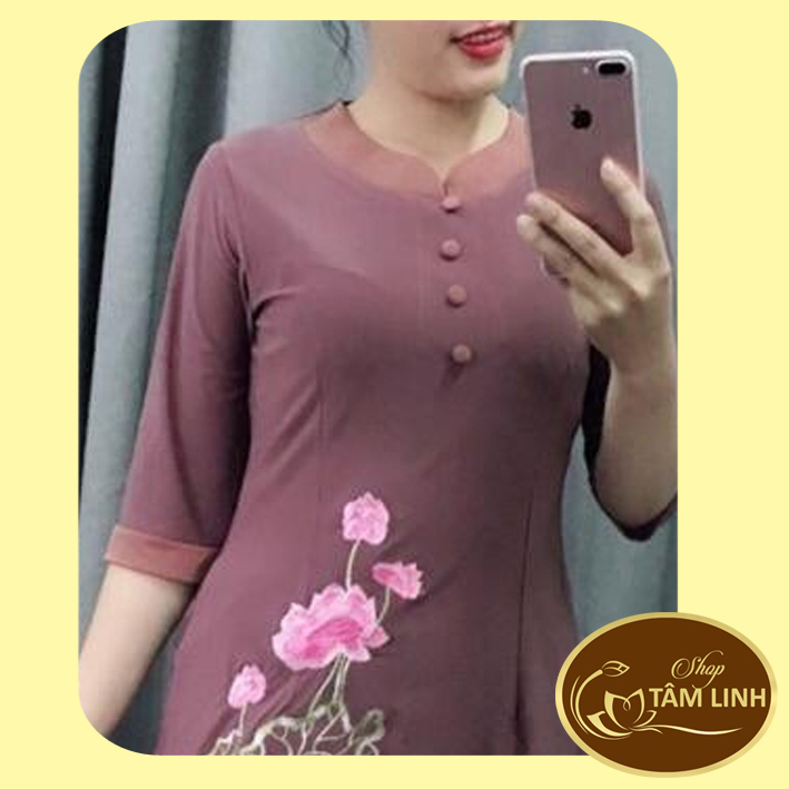 Đồ Lam Đi Chùa _ Mẫu Thun Phối Màu