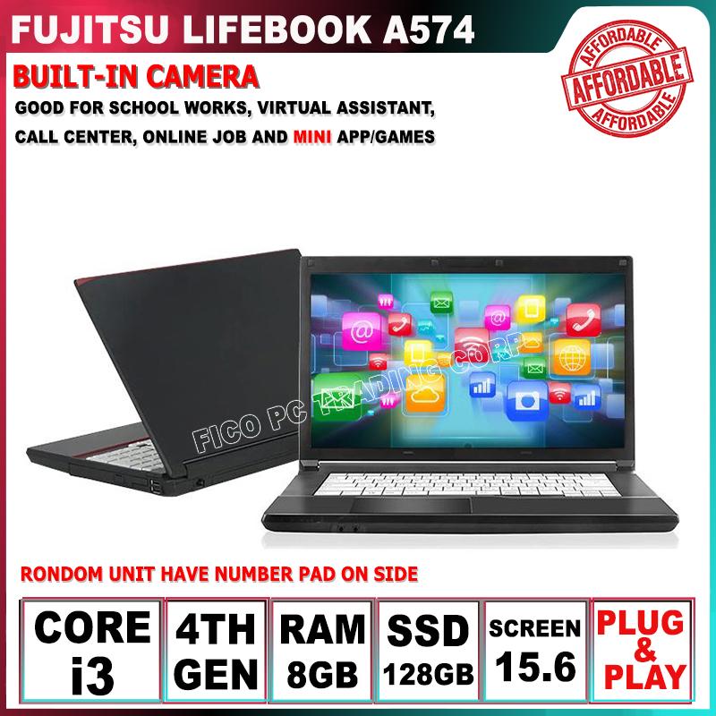 Fujitsu Lifebook A574 15.6 inches core i3 4th GEN DDR3 8GB RAM