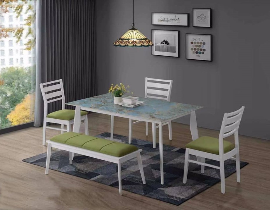 Kors Sintered Stone Dining Set / Stone Table Lazada