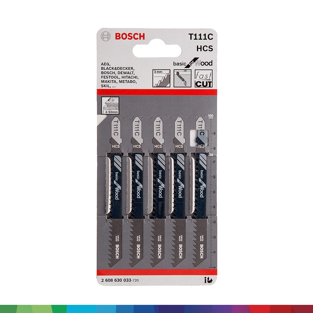 Lưỡi cưa lọng T Bosch (Bộ 5 lưỡi)