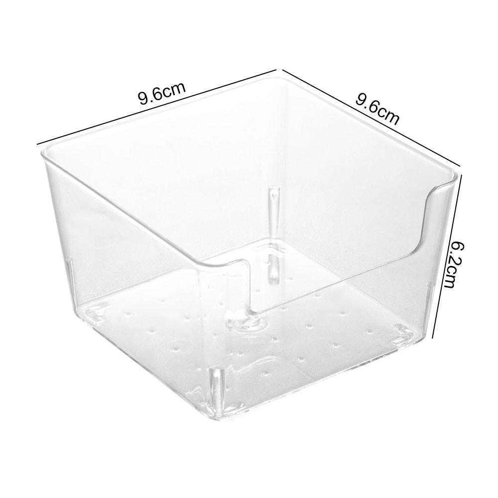 Chic Acrylic Note Holder Efficient Waterproof Clear Note Box Card Paper ...