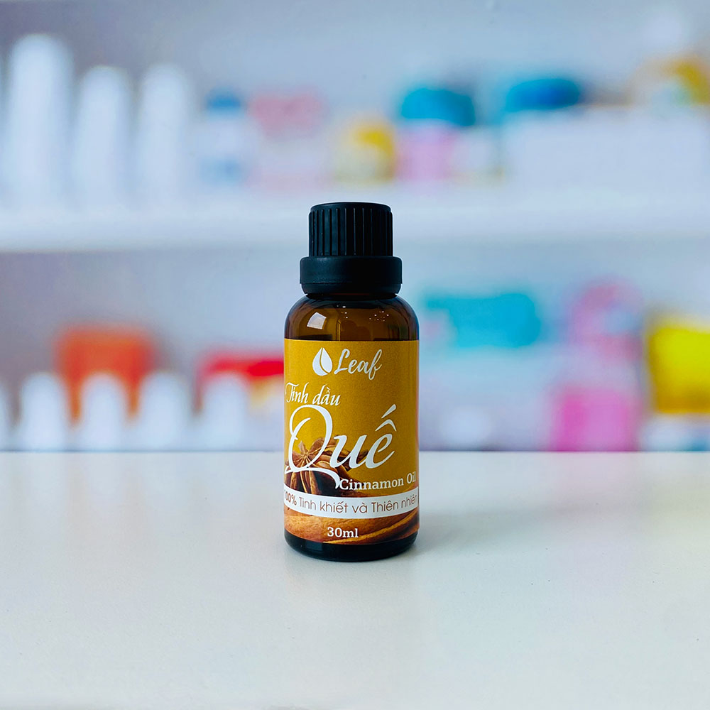 Tinh dầu Quế nguyên chất, xịt phòng Leaf