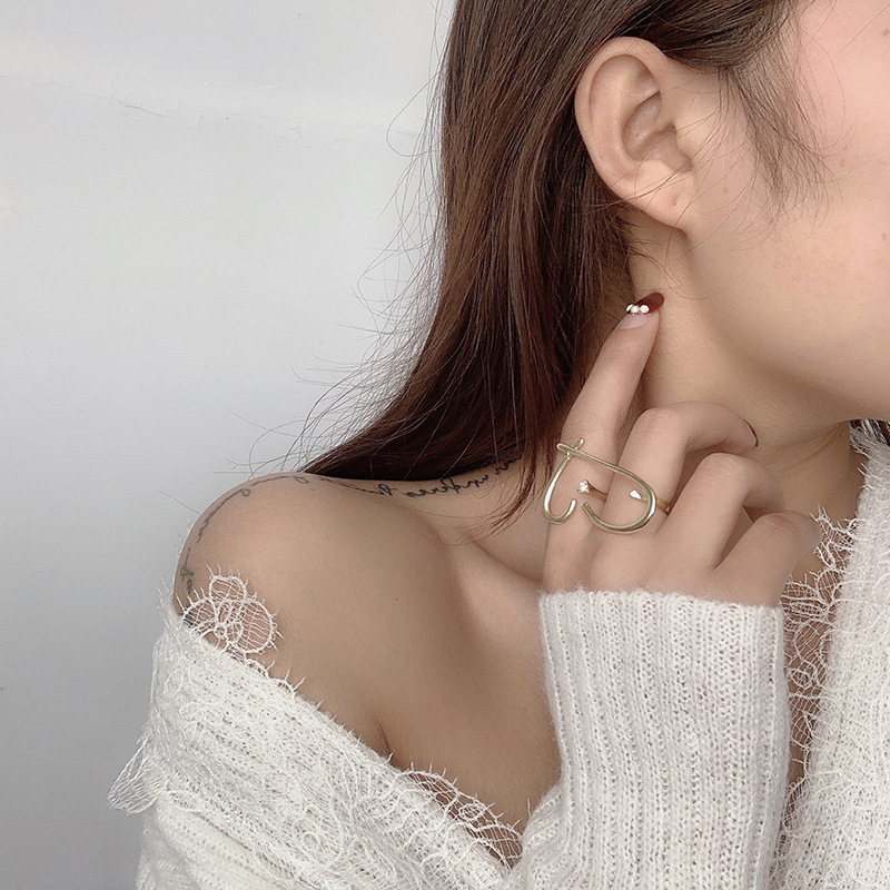Nhẫn Bell Mew liền trái tim siêu hot hit NHAN76