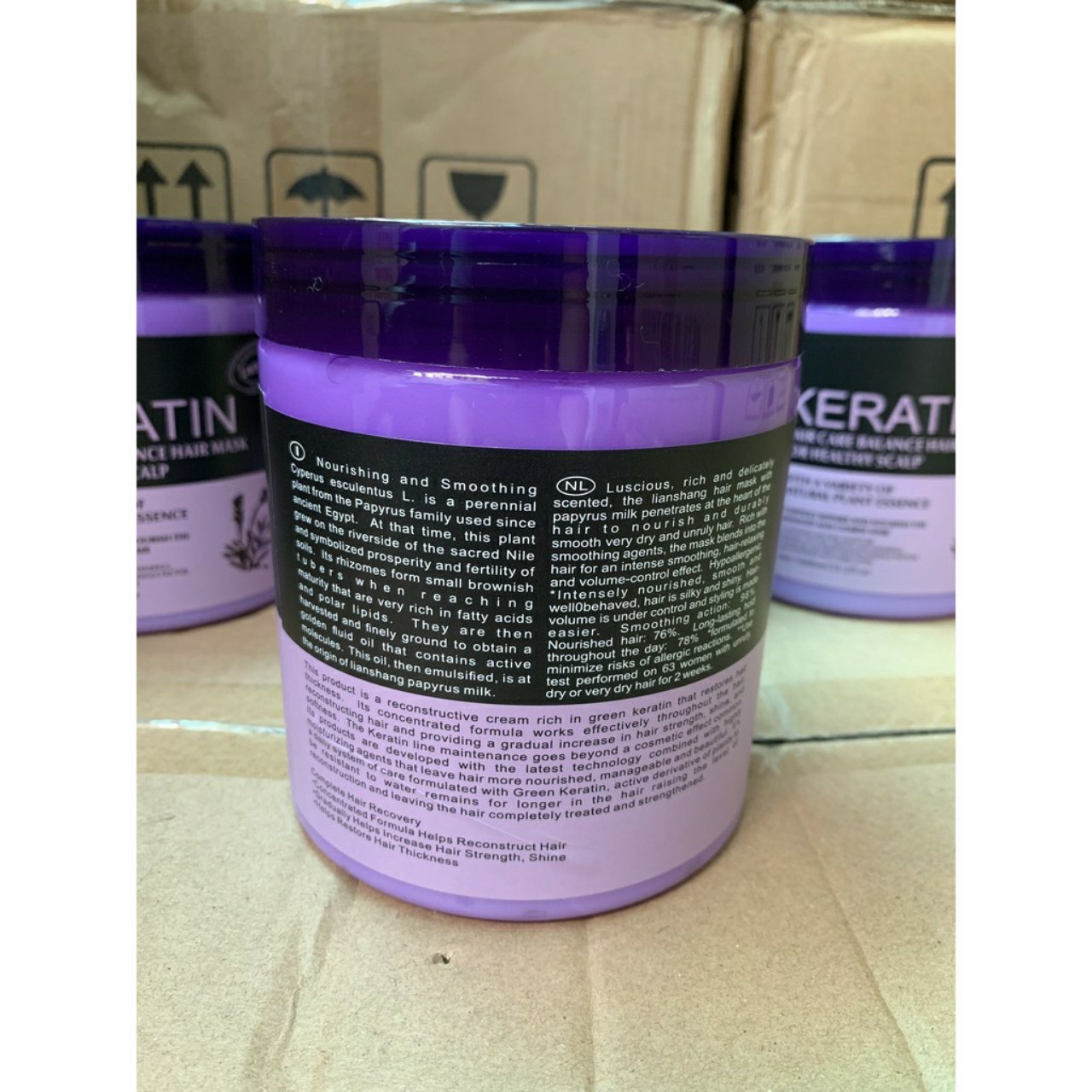 Hấp Dầu Keratin Tím Hương Lavender 1000ml