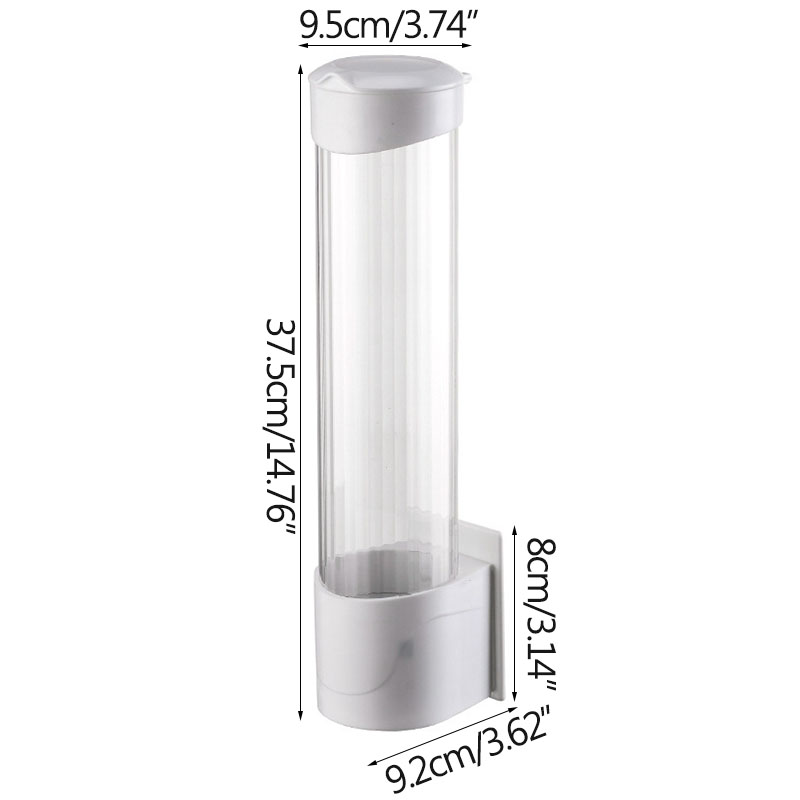 Cup Dispenser Wall Mounted Disposable Cup Holder Pull Type Cup Holder