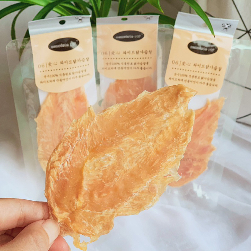 Ức gà sấy khô cho chó mèo 45gr