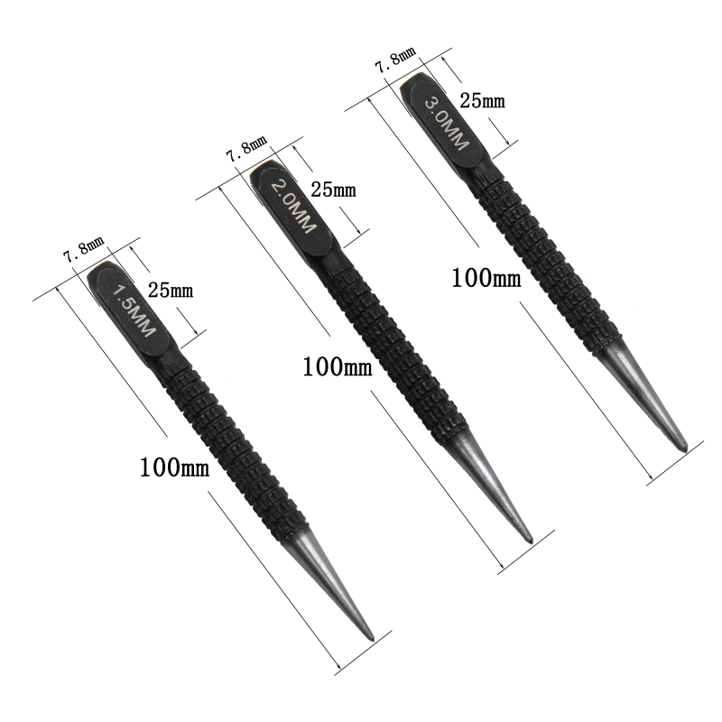 ✪【EL City】【Available】 ✪【EL City】【Available】 7-Piece SDS Plus Drill Bit Set Hard Metal Drill Bits for Brick Stone Concrete