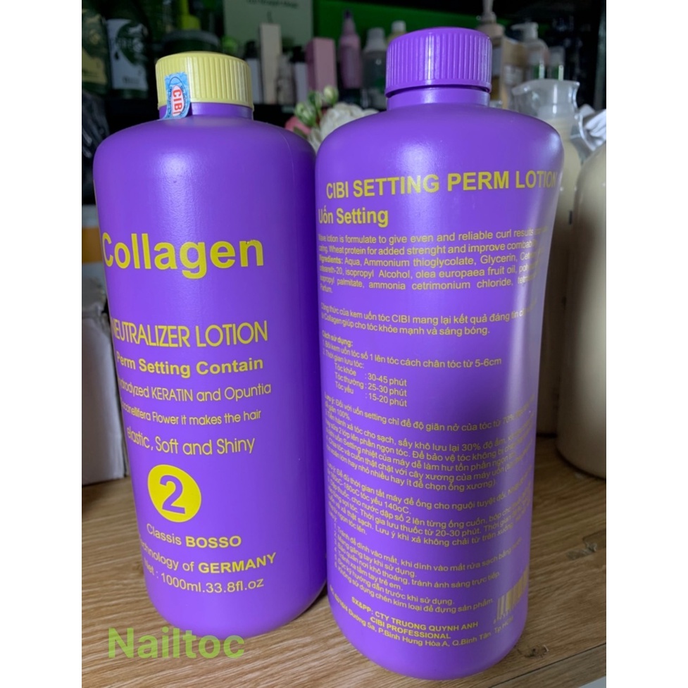Thuốc uốn setting đa năng CIBI collagen 1000ml