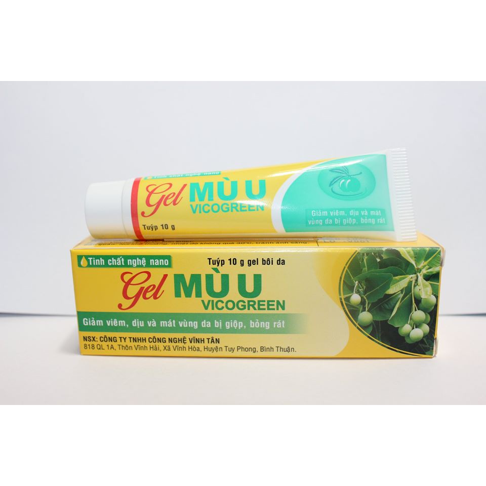 [shipnhanh] GEL MÙ U, BÔI PHỎNG VICOGREEN (cam kết chính hãng 1 đổi 1)