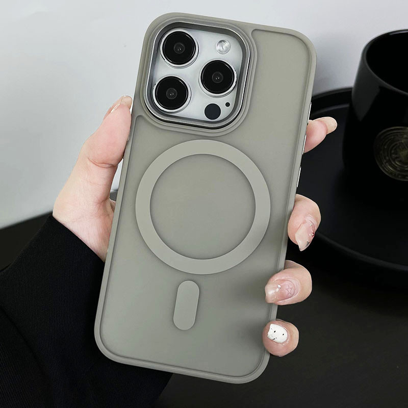 Ốp điện thoại mờ từ tính cho iphone 11 12 13 14 15 pro max 14plus 15pro 15plus