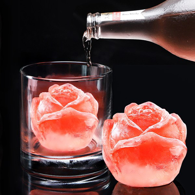 [Fortitudes] Silicone Ice Mold Ice Cube Maker Chocolate Mold Cream Tool Bear Flower Shape