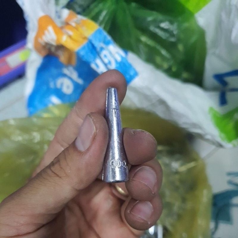 Chì nhọn xuyên tâm size từ 1g-50g
