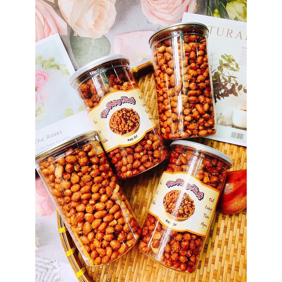 [ 500.Gram ] Đậu Phộng Rang Tỏi Ớt Giòn Ngon ( Lạc )