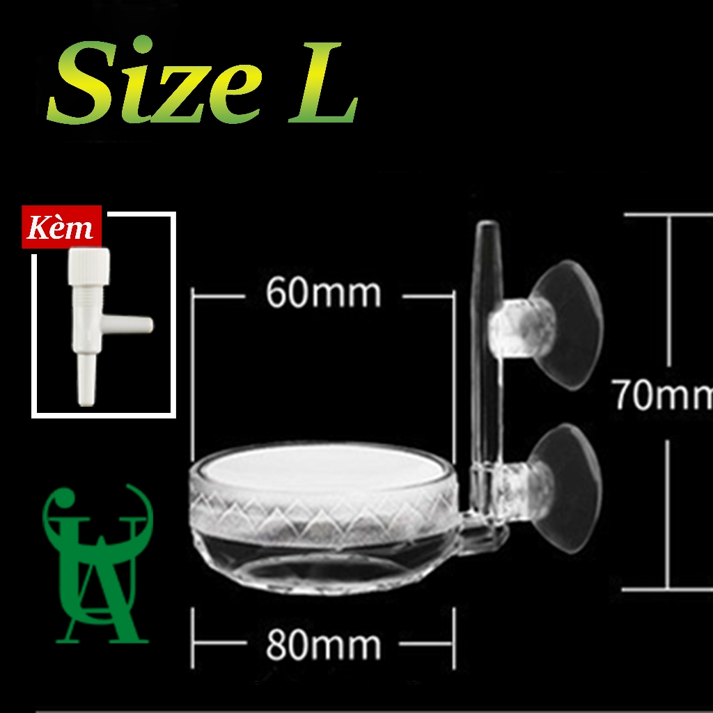 Cốc sủi oxy siêu mịn Hoa Sen | Đầu sủi oxy cho bể cá