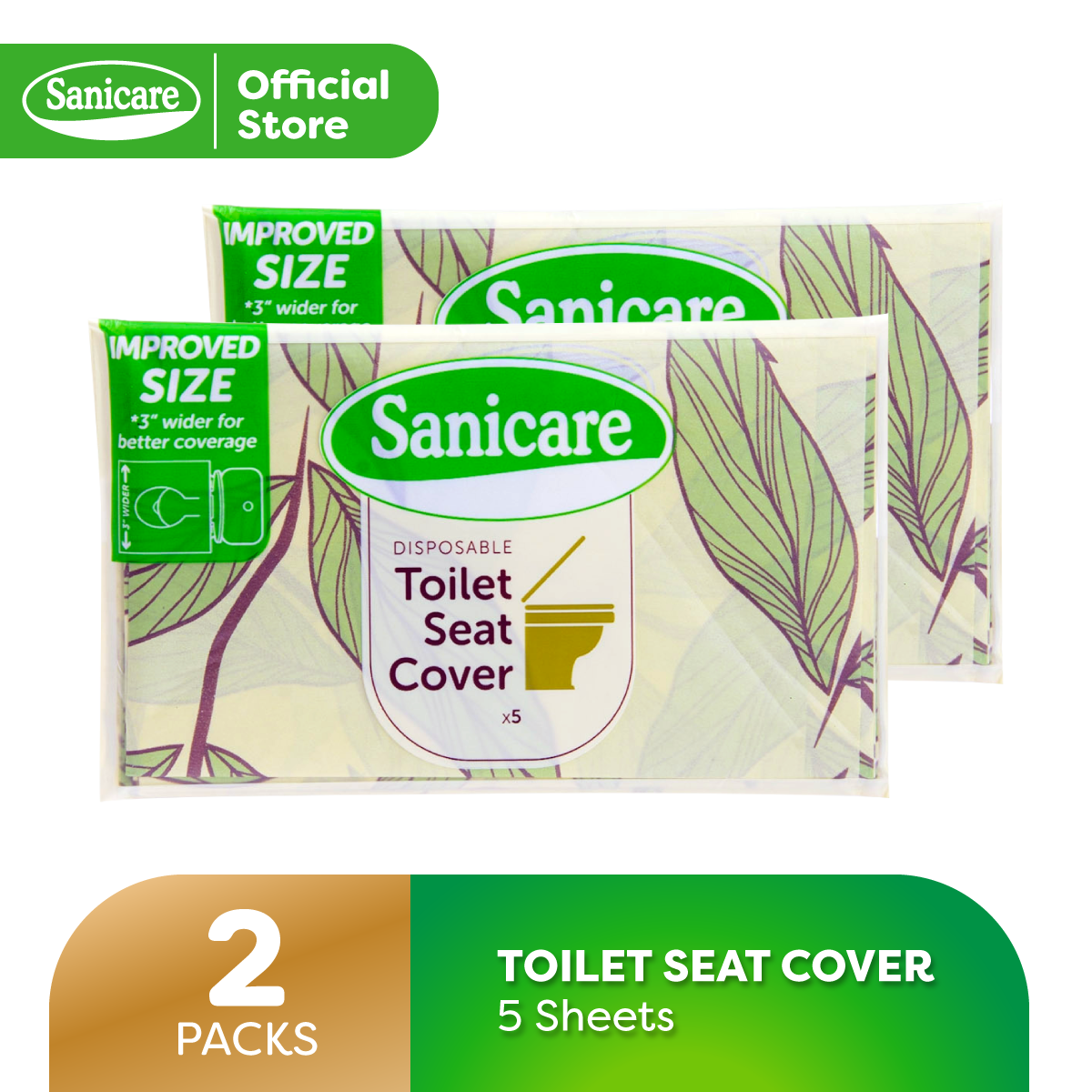 Sanicare Toilet Seat Cover (Pack of 2) Lazada PH