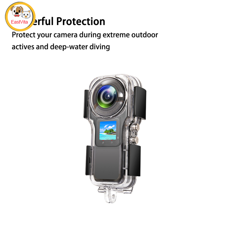 40m Waterproof Case Compatible For Insta360 One Rs Underwater Protective Diving Shell Panoramic Camera Accessories