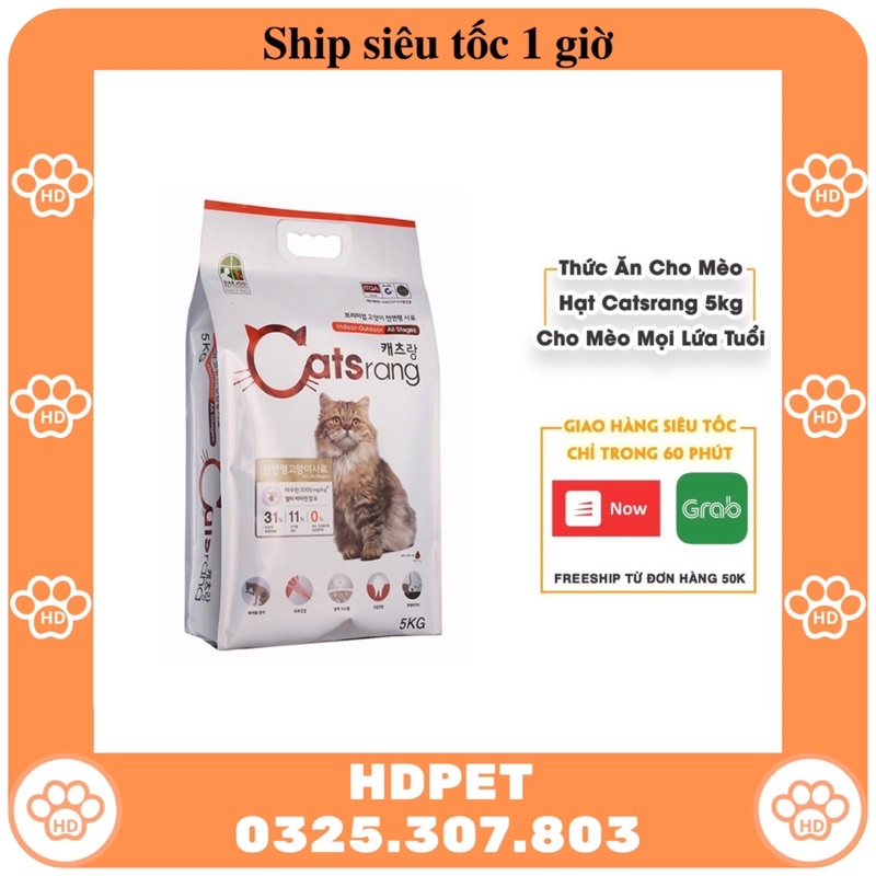 Thức ăn cho mèo catrang catsrang 5kg Hàn Quốc cao cấp