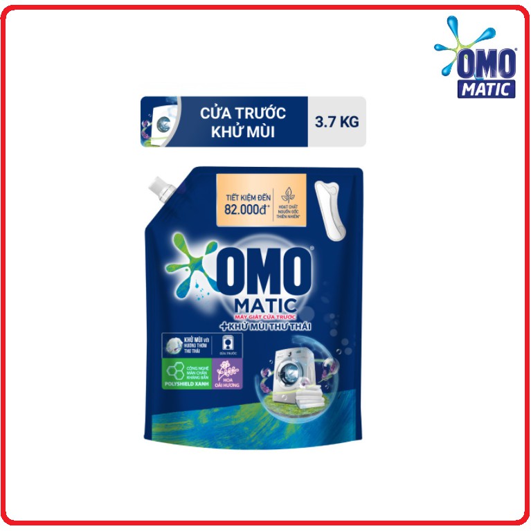 Túi Nước Giặt OMO Matic  3.7kg