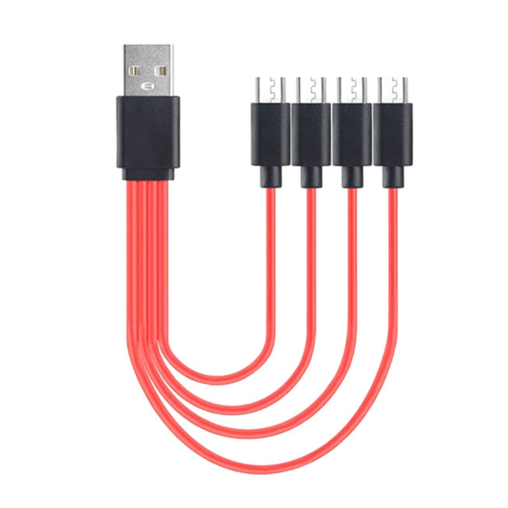 Micro usb cable 4 in 1 charging cable micro usb adapter cable data sync micro usb split charging cord for android phone
