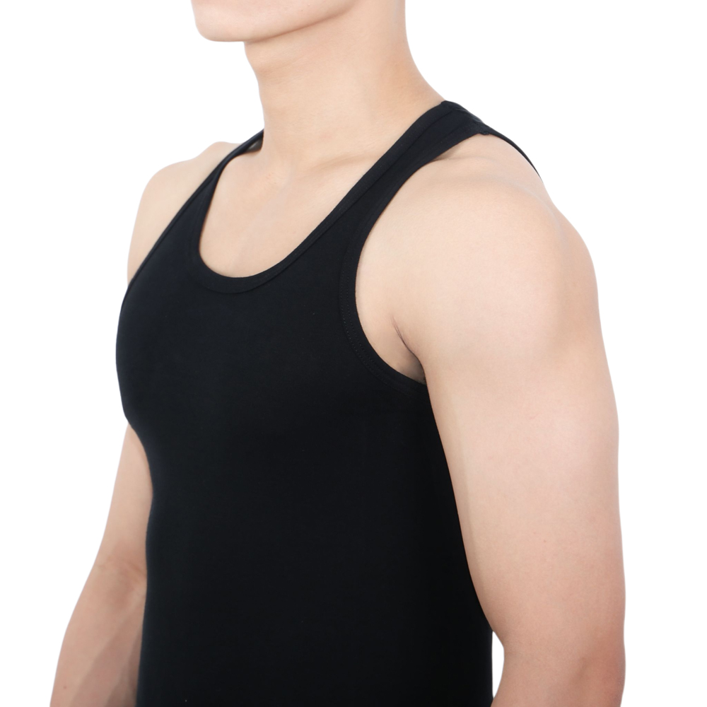 Owen - áo ba lỗ nam màu đen law232582