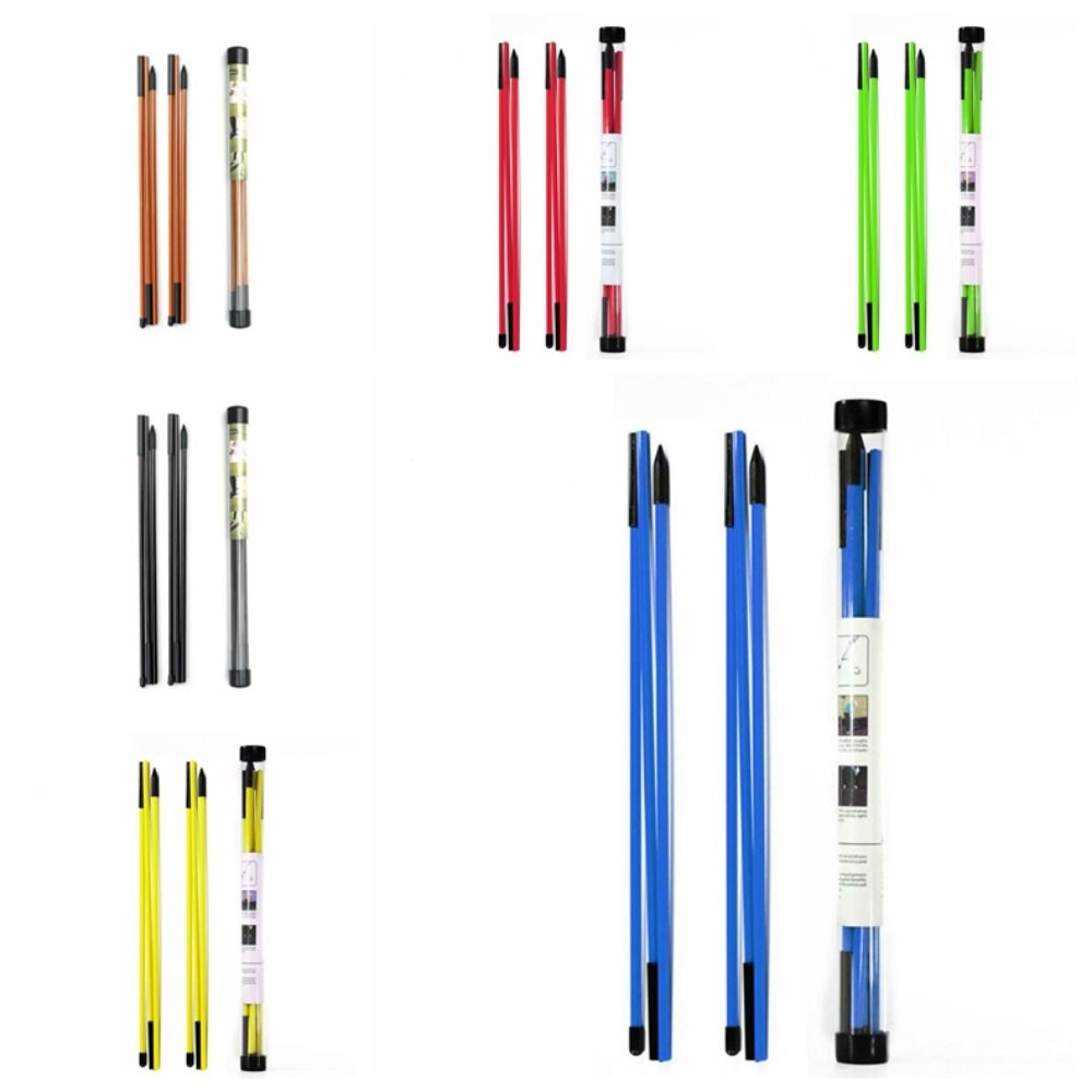 SHOP 1586 Folding Golf Alignment Sticks Improve Golf Level Collapsible Golf Practice Rods Golf Training Aid Lightweight Folding Direction Indicator Stick Golf Beginner Player