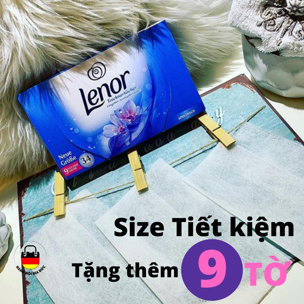 Giấy thơm quần áo Lenor nội điạ Đức