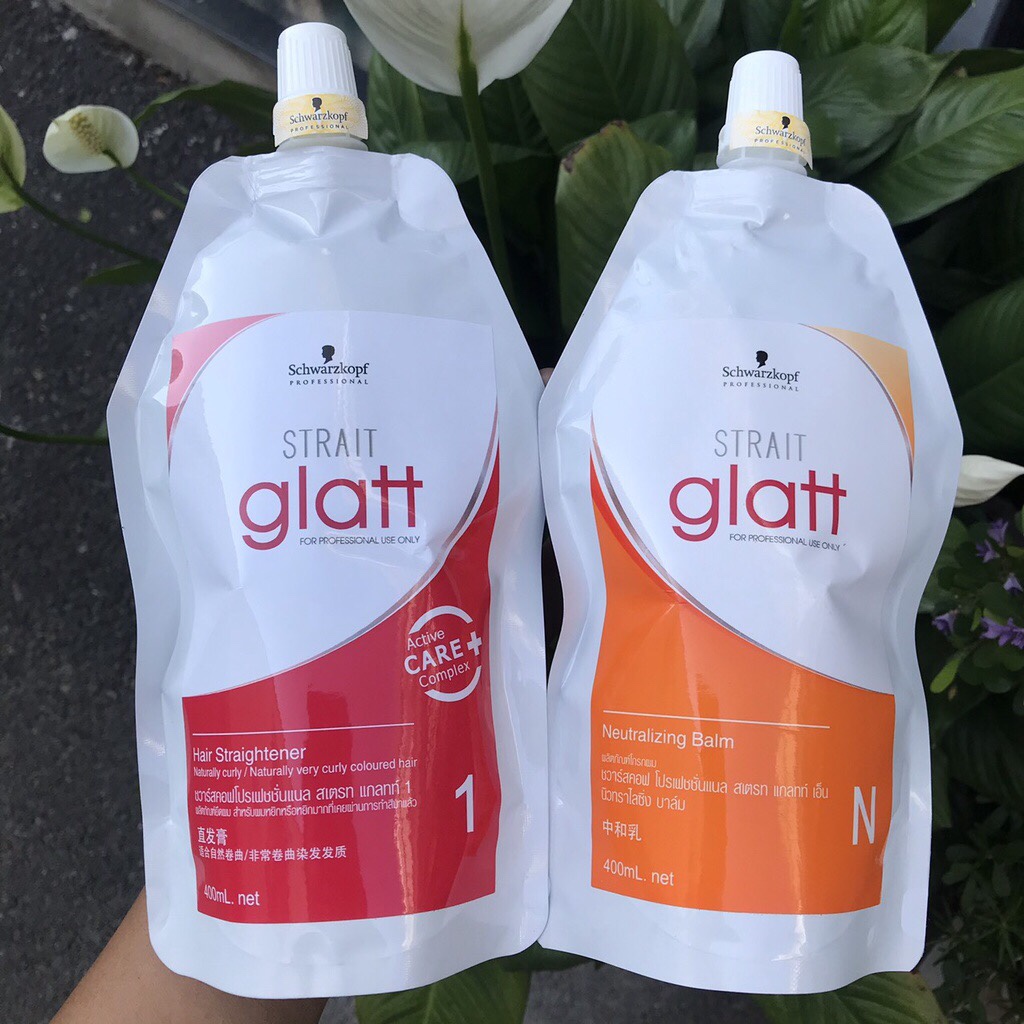 [HCM]Thuốc duỗi tóc Schwarzkopf Glatt 400mlx2 ( Thái Lan) ( nguyên cặp)